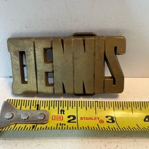 1980’s vintage brass colored belt buckle